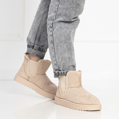 Бежеві жіночі зимові черевики Gavi