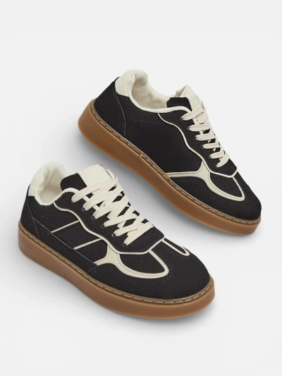 Dámské Tenisky Flora Černé Ekologické Sportovní pro Každodenní Nošení