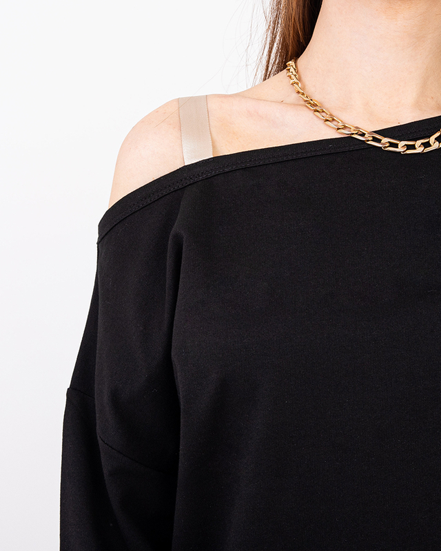 Set dámské černé halenky a sukně- Oblečení