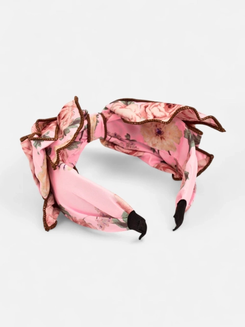 Royalfashion Пов'язка для волосся з бантом у квіти
