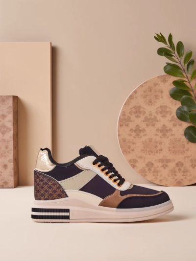 Royalfashion Жіночі кросівки на танкетці Zerron