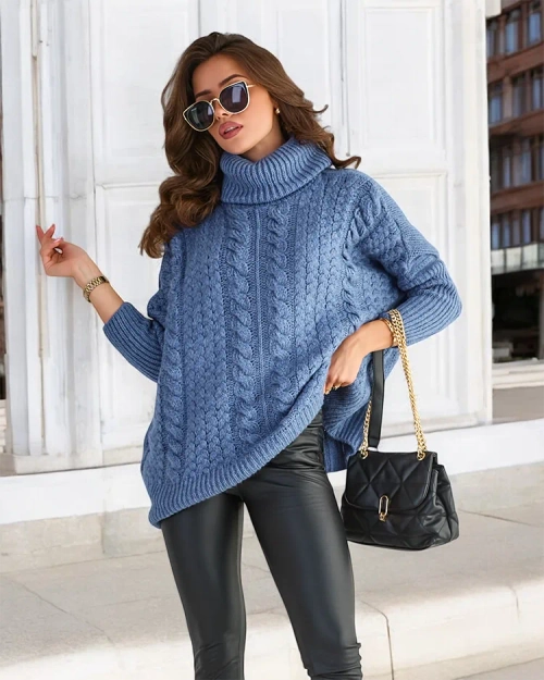 Жіночий светр з водолазкою Royalfashion