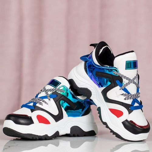 Спортивне потворне взуття з голографічними вставками Viridiana - Взуття