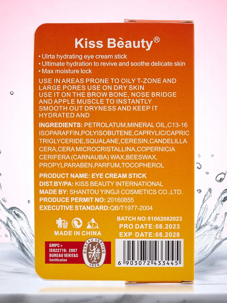 Proti-vráskový, hydratační a regenerační oční krém ve formě tyčinky s kolagenem