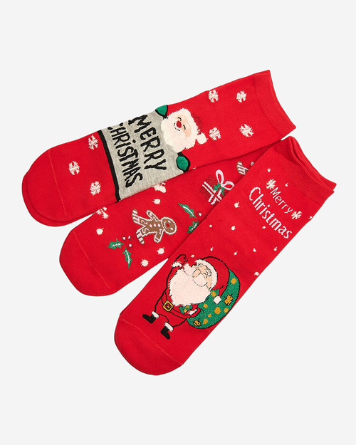 Шкарпетки різдвяні Royalfashion в коробці 3/уп