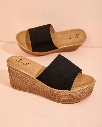 Royalfashion Dámské žabky na platformě a kotvičce Albavia