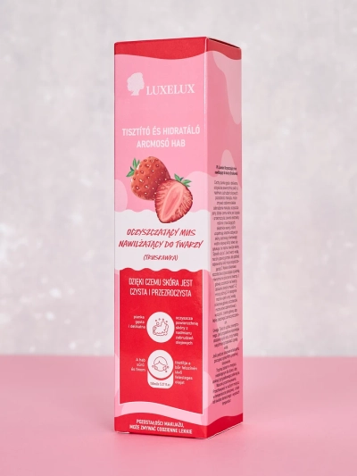Luxelux Cleansing Moisturizing Strawberry Foam for Face 150 ml