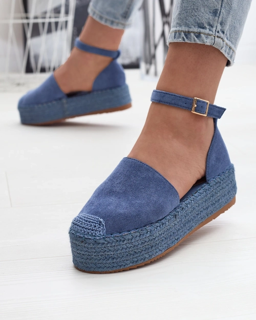 Сині жіночі еспадрильї Avos- Footwear