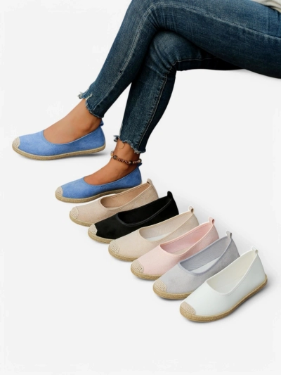 Royalfashion Dámské espadrilky z eko semiše Aroles