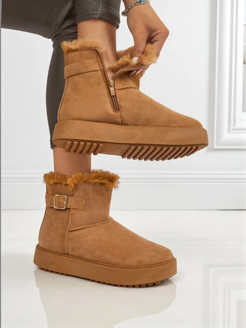 Royalfashion Короткі жіночі черевики a'la снігоходи Aurelia Classico