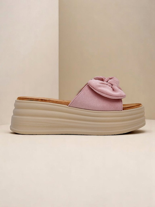 Royalfashion Жіночі шльопанці на платформі Givan