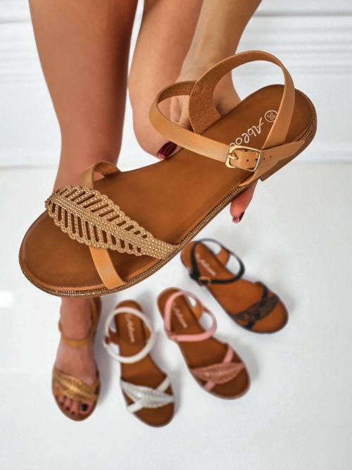 Royalfashion Жіночі сандалі на плоскій підошві Willow Grace