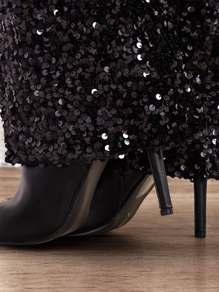 Dámské vysoké boty Royalfashion s cirkóny Endove