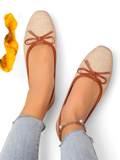 Royalfashion жіночі балетки з блискітками та бантом Aramie