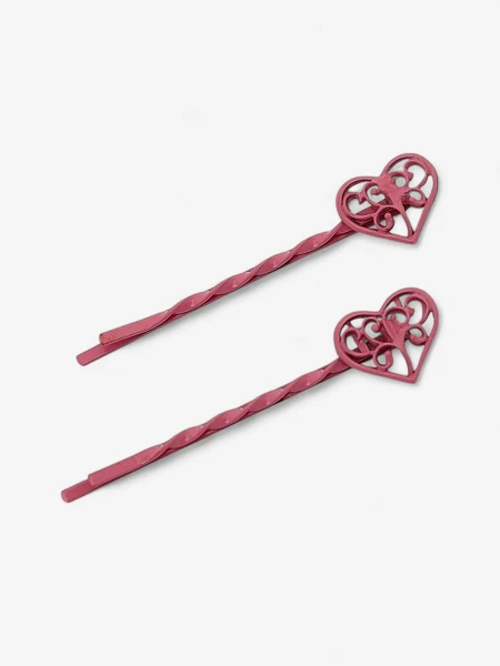 Royalfashion Sponky do vlasů s srdíčky