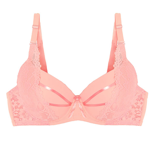 Рожевий бюстгальтер з підкладкою - Нижня білизна