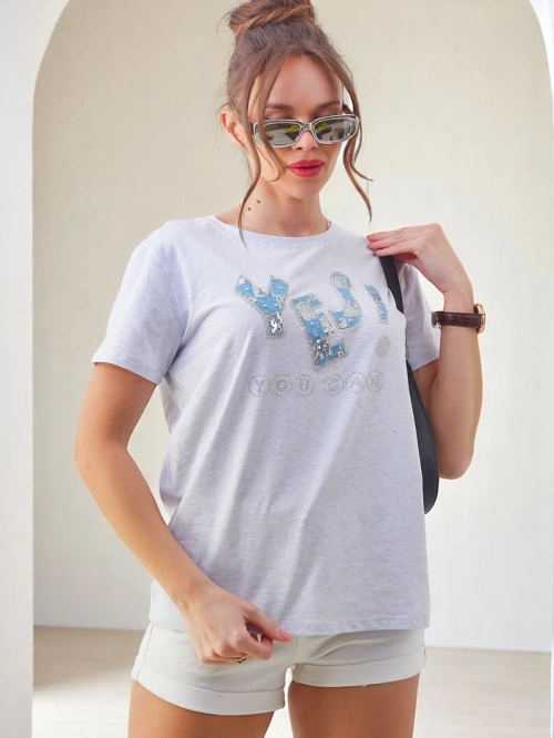 Royalfashion Жіноча бавовняна футболка Так!