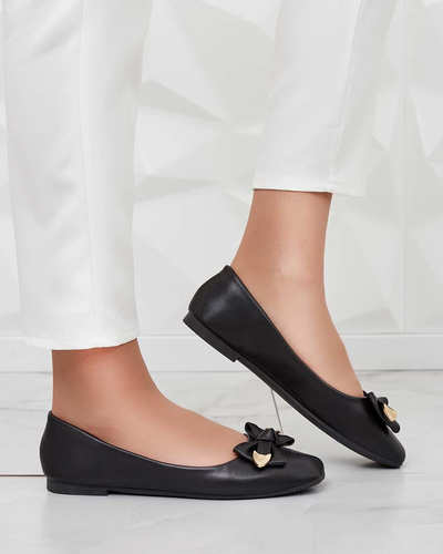 Royalfashion Жіночі балетки з бантом Fittco