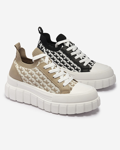 Світло-коричневі жіночі сліпони на шнурівці Efera - Взуття