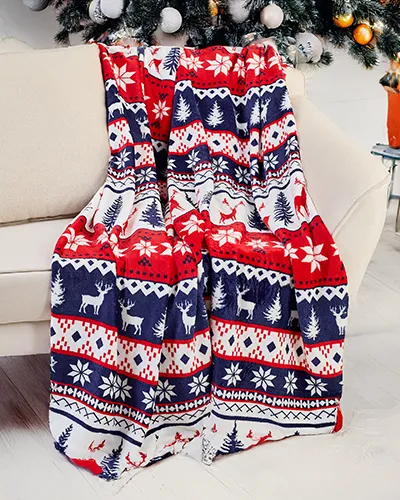 Royalfashion Vánoční přehoz 160x200