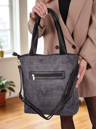 Dámská shopper kabelka eko semišová Twilight Life