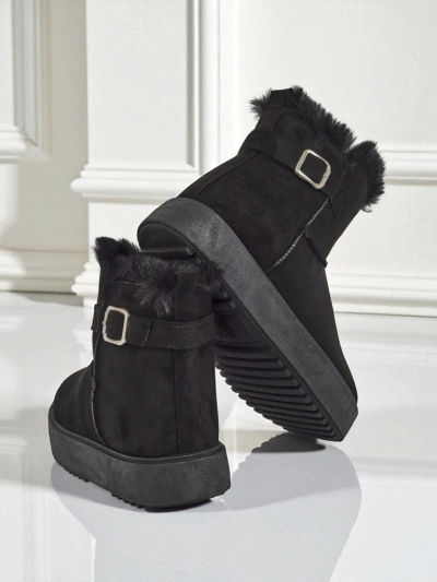 Royalfashion Krátké boty a'la sněhule dámské Winter Crest