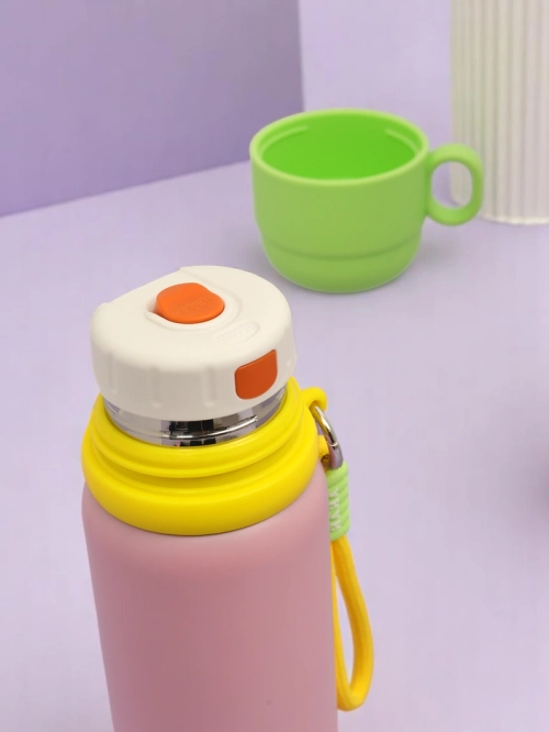 Royalfashion Термокружка з чашкою Happy Smile