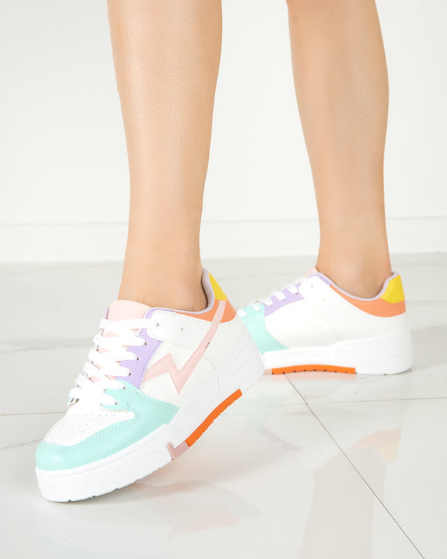 Zelenobílé dámské sportovní boty Tremsi tenisky - Obuv