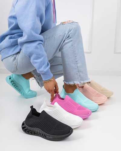 Dinging bílé slip-on dámské sportovní boty - Obuv