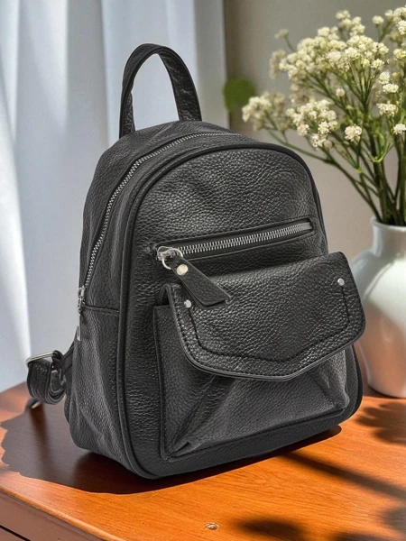 Dámský batoh Astrea Królewska Moda z ekologické kůže černo-bílý