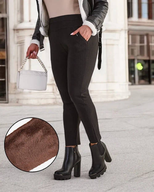 Royalfashion Утеплені жіночі лосини PLUS SIZE