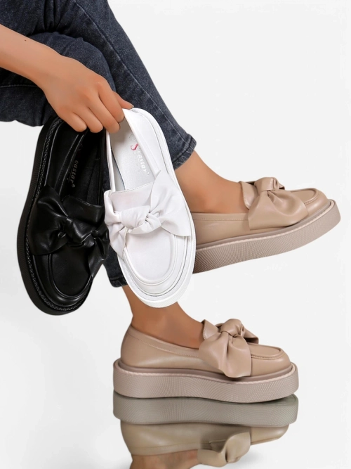 Royalfashion Елегантні мокасини для жінок з бантом Ortto