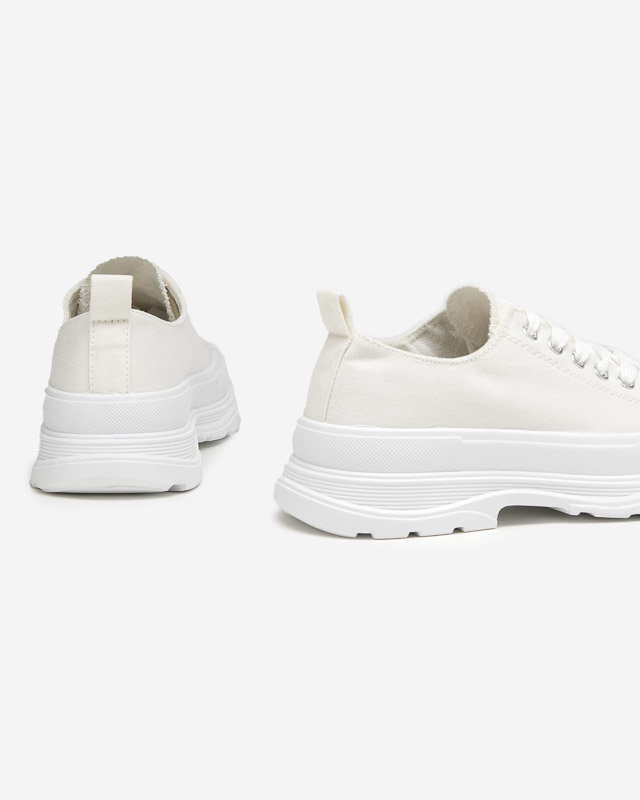 Cresoma krémové dámské sportovní tenisky - Obuv