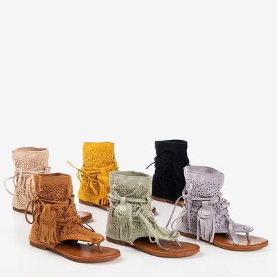 Жовті жіночі босоніжки Joanina