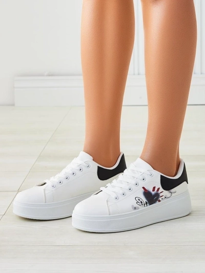 Royalfashion Жіночі платформені спортивні кросівки з принтом Alcape