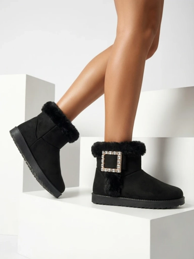 Royalfashion Dámské boty a'la snow boots s ornamentem Galaes