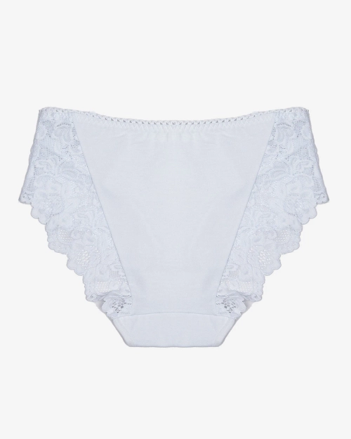 Білі жіночі мереживні трусики - Нижня білизна