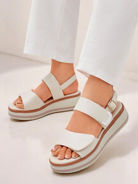 Royalfashion Dámské sandály s tlustší podrážkou Tulipp