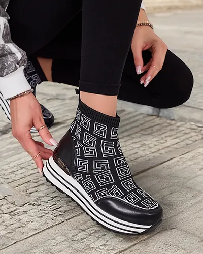 Royalfashion Dámské sportovní vysoké tenisky Lori