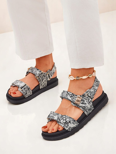 Royalfashion Dámské sandály s potiskem Aloe