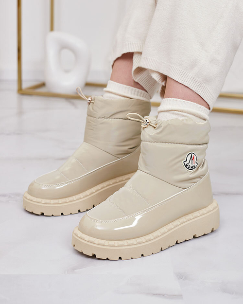 Royalfashion Жіночі снігоступи світло-коричневого кольору Ireda