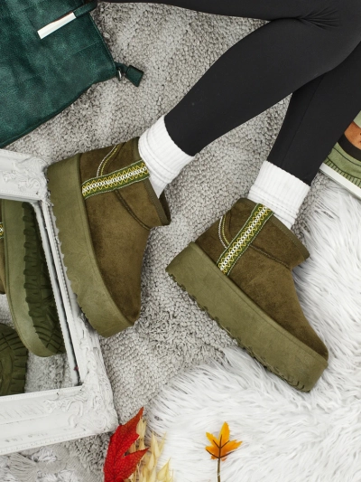 Krátké boty a'la sněhule dámské Althea