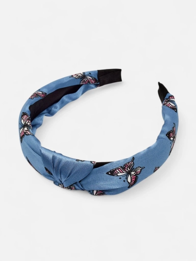 Royalfashion Kostkovaná čelenka do vlasů s motýly Butterfly Weave