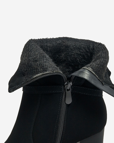 Royalfashion Dámské kozačky Teroleda se zdobeným jehlovým podpatkem