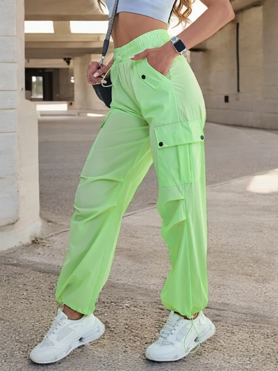 Royalfashion Dámské látkové bojové kalhoty