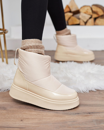 Royalfashion Beige Maderta dámské sněhule