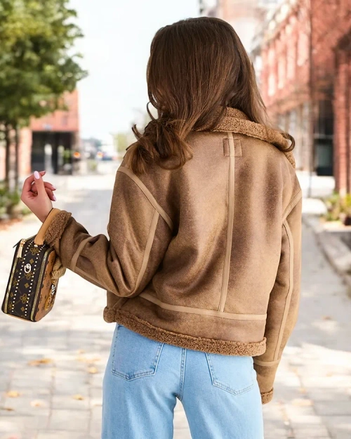 Royalfashion Жіночий мотоциклетний жакет