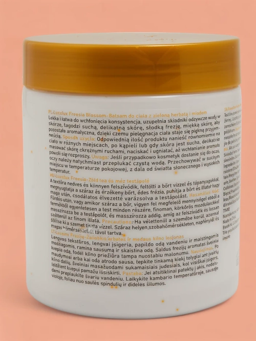 Luxelux FREESIA BLOSSOM Тіло бальзам з зеленим чаєм і медом 250 мл