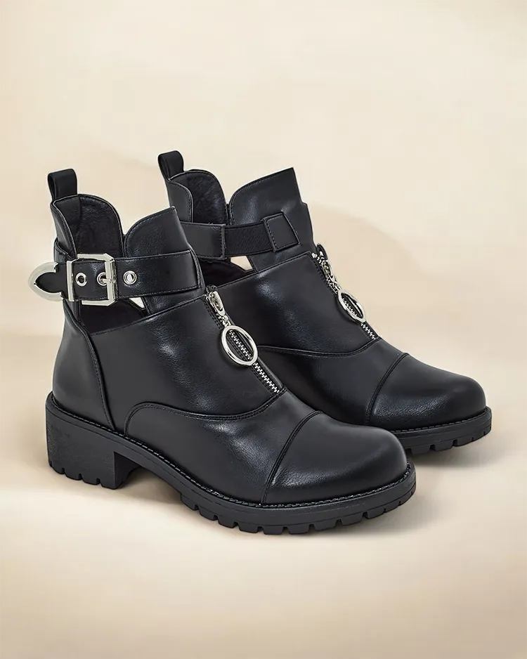 Dámské kotníkové boty Royalfashion typu worker Komoves