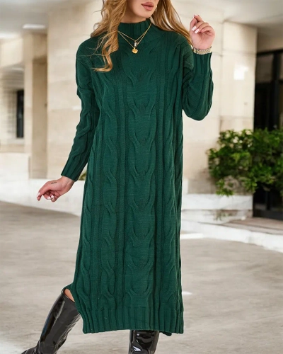Royalfashion Dámské svetrové šaty